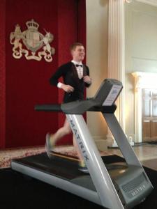 Treadmill marathon